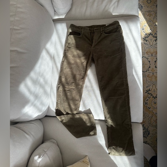 Fit 2 Corduroys in army green - Picture 2 of 3